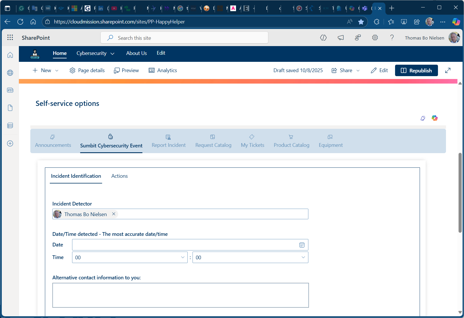 SharePoint-based-IT-Self-service-with-ITSM360