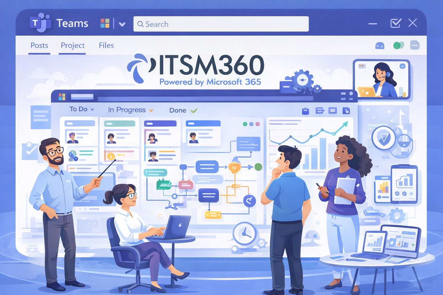 Project Management Tool Microsoft look en feel ITI