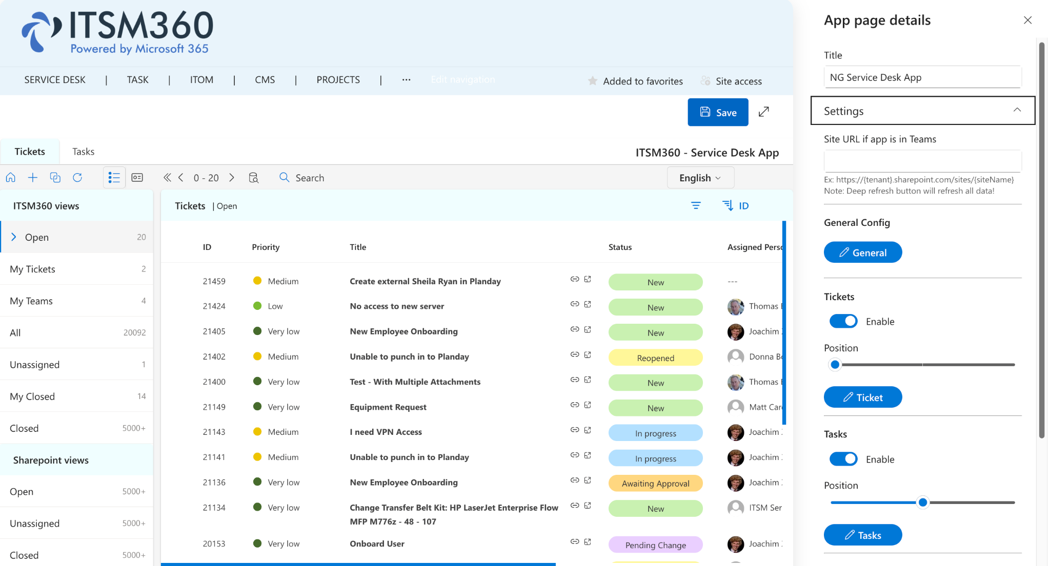 itsm360-views-per-afdeling-en-behandelaar